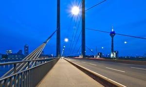 Rheinkniebrücke Düsseldorf