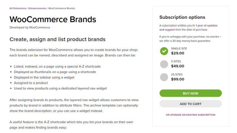 WooCommerce Brands