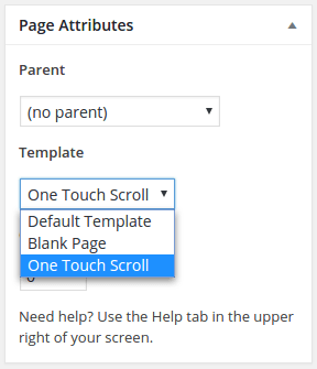 Page Attributes