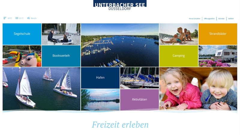 Unterbacher See Freizeit Erleben
