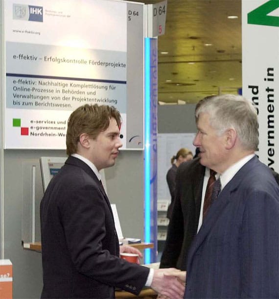 e-ffektiv auf der Cebit 2003