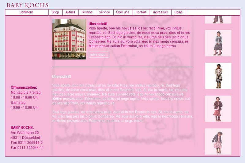 Baby Kochs Layout 2004