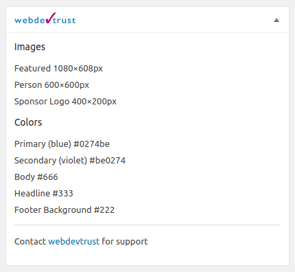 Dashboard Widget