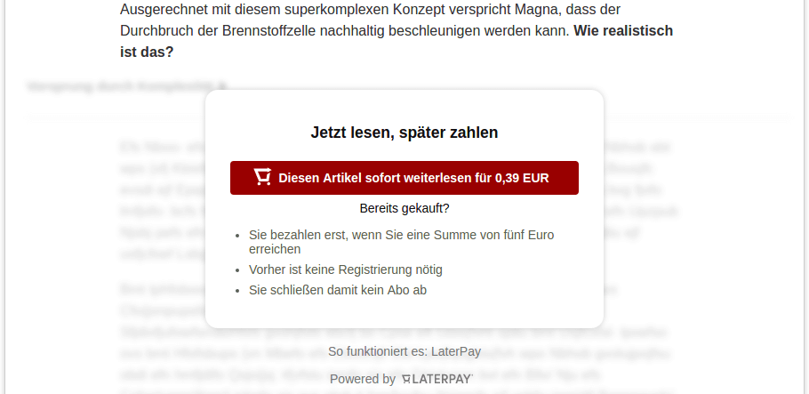 Spiegel Paywall